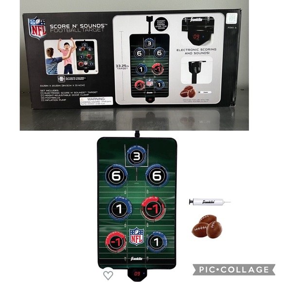 Franklin Sports NFL Score N’ Sounds Electronic Football Target Toss Game - Picture 1 of 12
